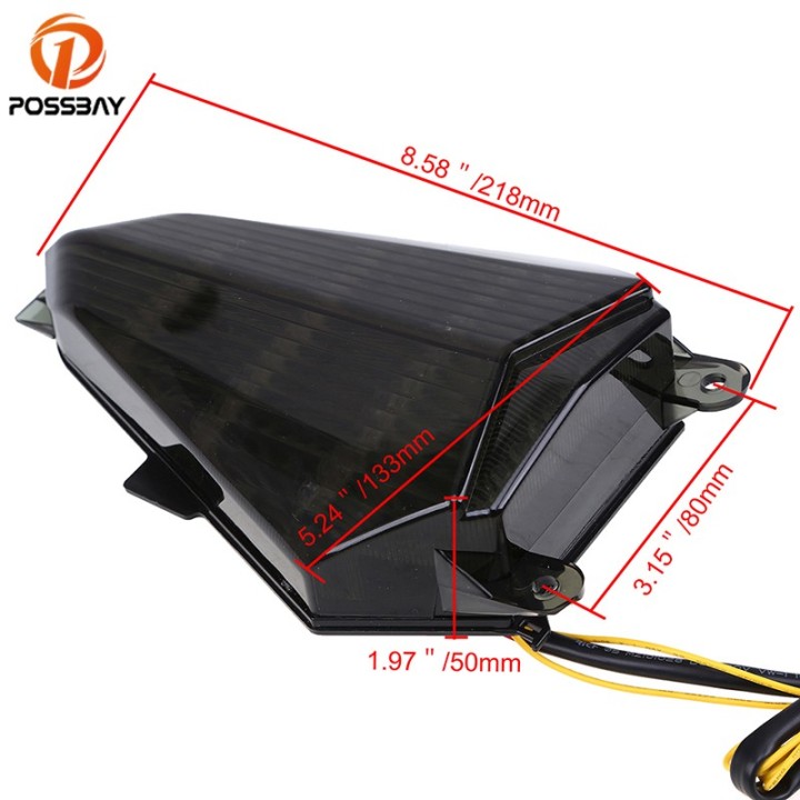 Yamaha YZF R6 2006-2007 LED moto stopas (be E žymėjimo)