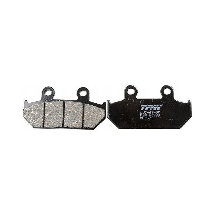 TRW LUCAS BRAKE PADS MCB571 ORGANIC