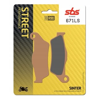 BRAKE PADS 671LS STREET EXCEL / RACING SINTER