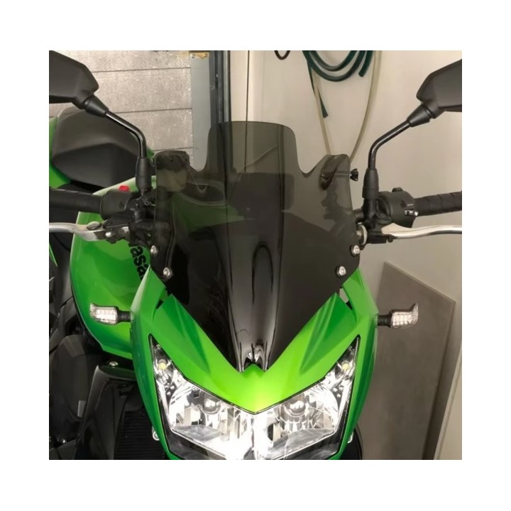 Kawasaki Z1000 Z800 Z750  2003 - 2014 stiklas su tvirtinimu