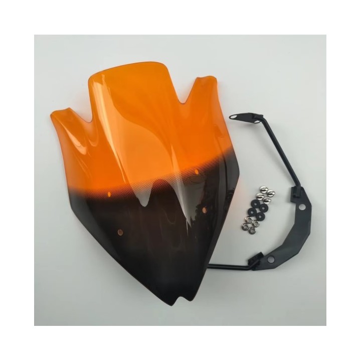 Kawasaki Z1000 Z800 Z750  2003 - 2014 stiklas su tvirtinimu