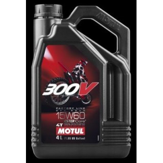 Variklio alyva moto MOTUL 300V 15W50 FL 4T 4L.
