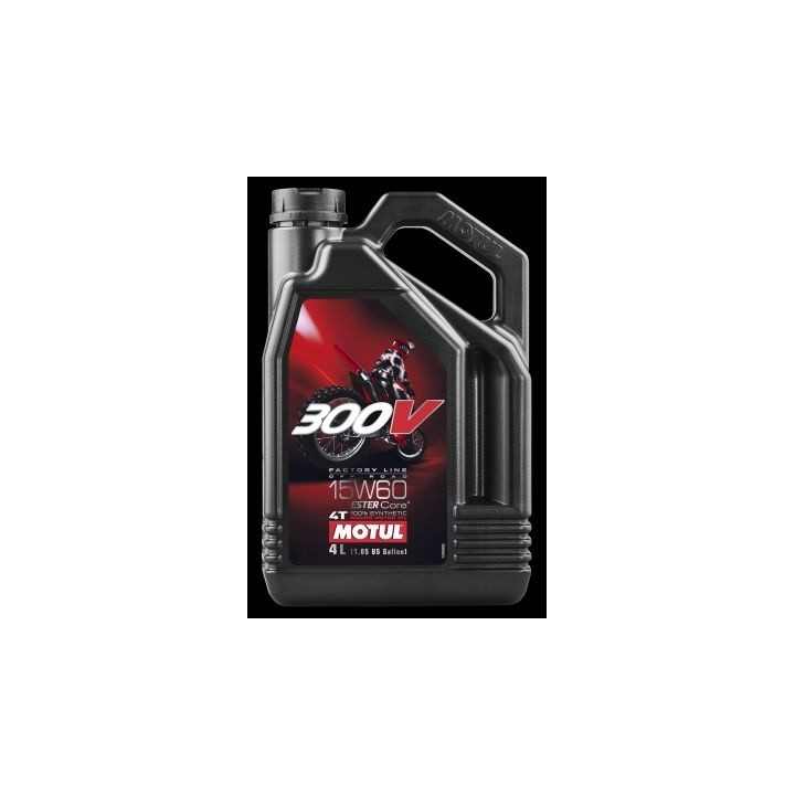 Variklio alyva moto MOTUL 300V 15W50 FL 4T 4L.