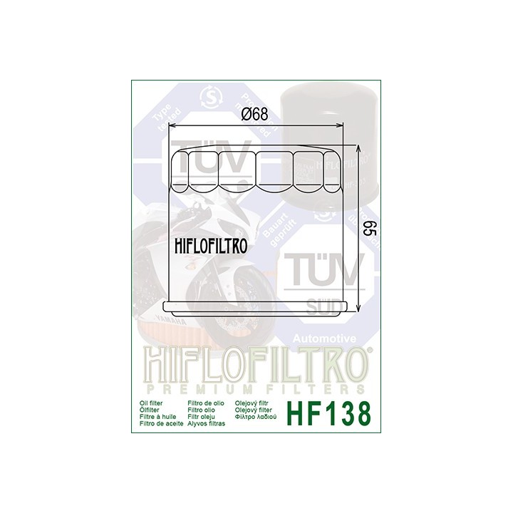 Tepalo filtras Hiflo HF138