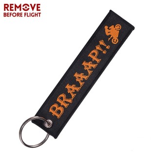 1PC Motorcycle Keychain Car Accessories Woven