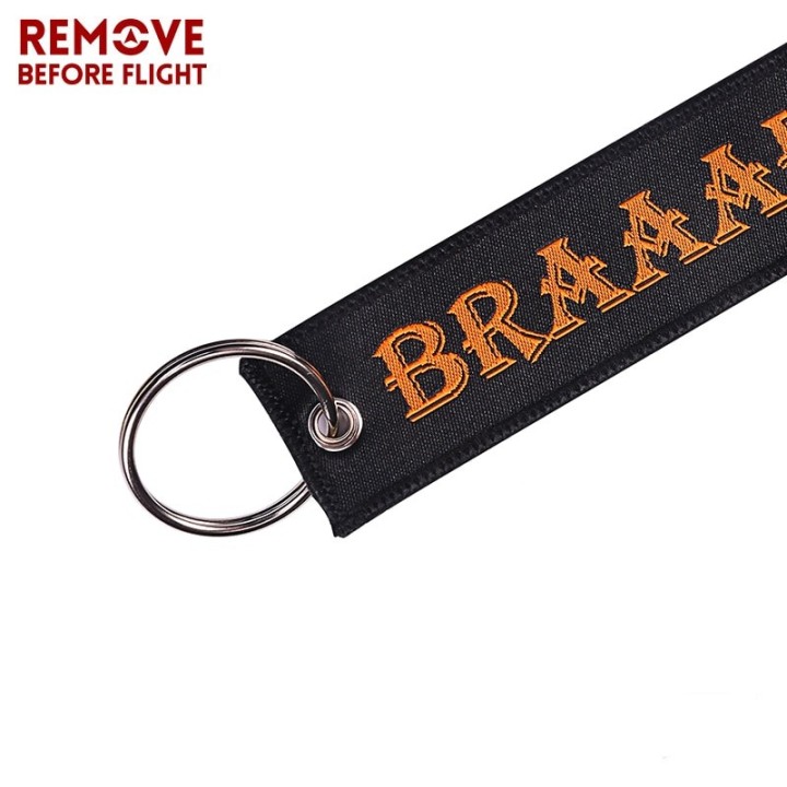 1PC Motorcycle Keychain Car Accessories Woven
