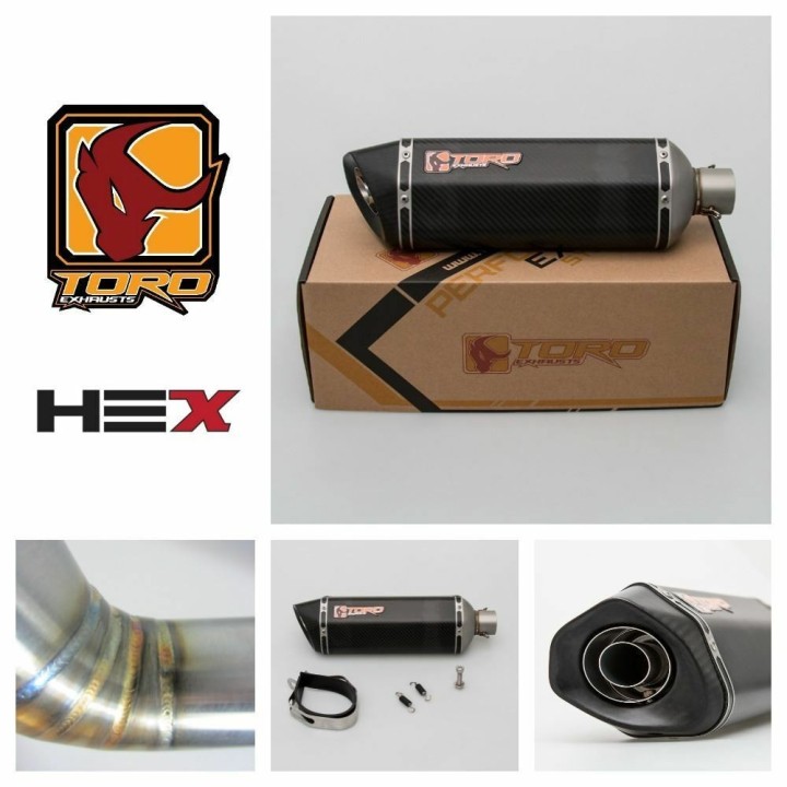 Toro T1 Hex-x Matt Carbon duslintuvas KTM Duke 125 11-17