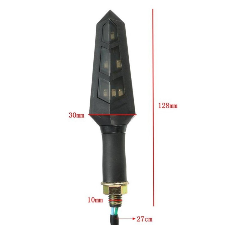 4X 6 LED moto posukiai (2vnt.)
