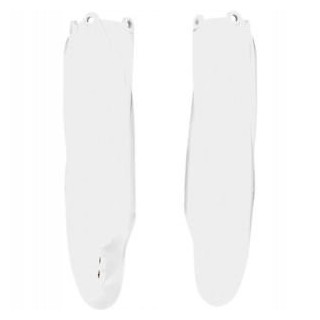 UFO TELESCOPIC COVERS HONDA CRF 250R 450R WHITE