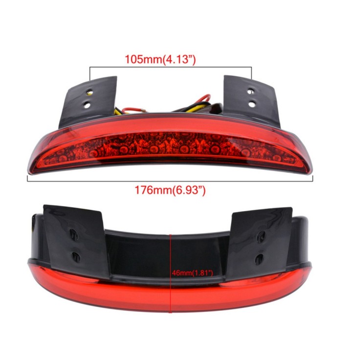 Brake Stop LED Taillight Accessories of Lamps for Motorbike