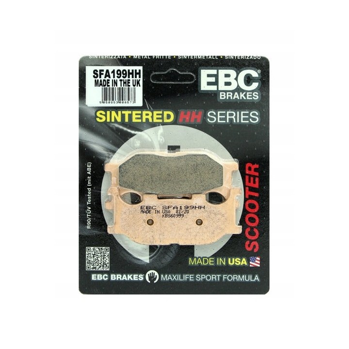 EBC SFA199HH REINFORCED SCOOTER PADS