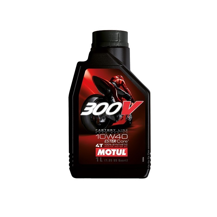 Variklio alyva moto MOTUL 300V 10W40 FL 4T 1L.