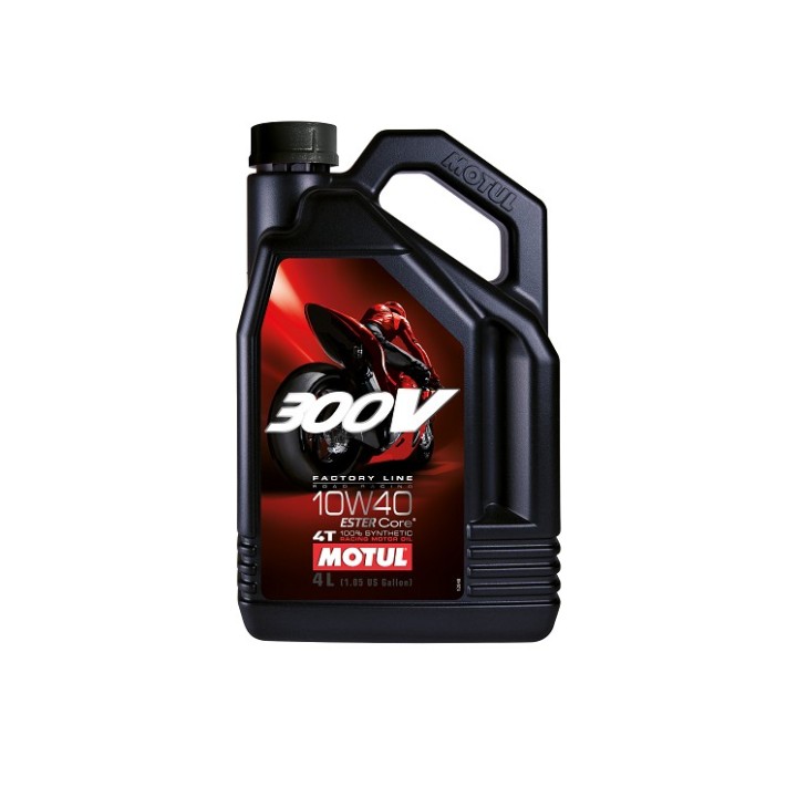 Variklio alyva moto MOTUL 300V 10W40 FL 4T 4L.