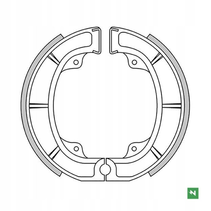NEWFREN BRAKE SHOES APRILIA SCARABEO 50