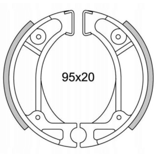 BRAKE SHOES HONDA DIO 50 / KYMCO CX 50