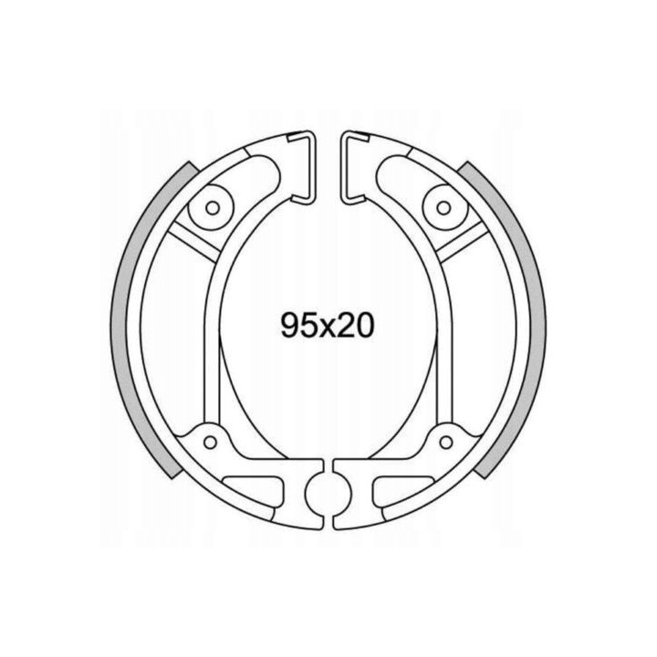 BRAKE SHOES HONDA DIO 50 / KYMCO CX 50